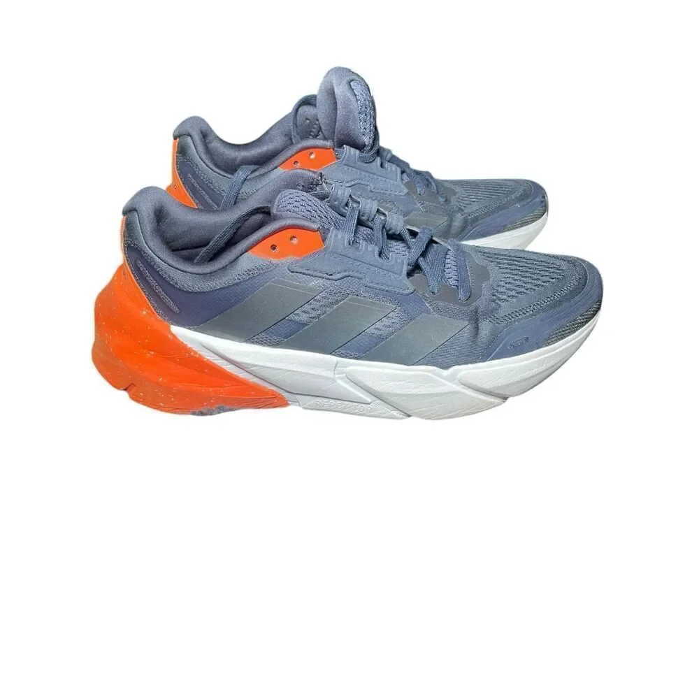 Adidas Mens Navy Blue Orange Adistar 1 Running Athletic Shoes Size 8.5
